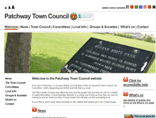 Tablet Screenshot of patchway-town.co.uk